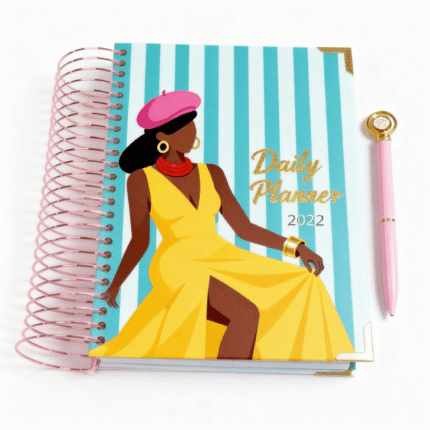 Custom Printed Thick Planner Single Spiral Planner