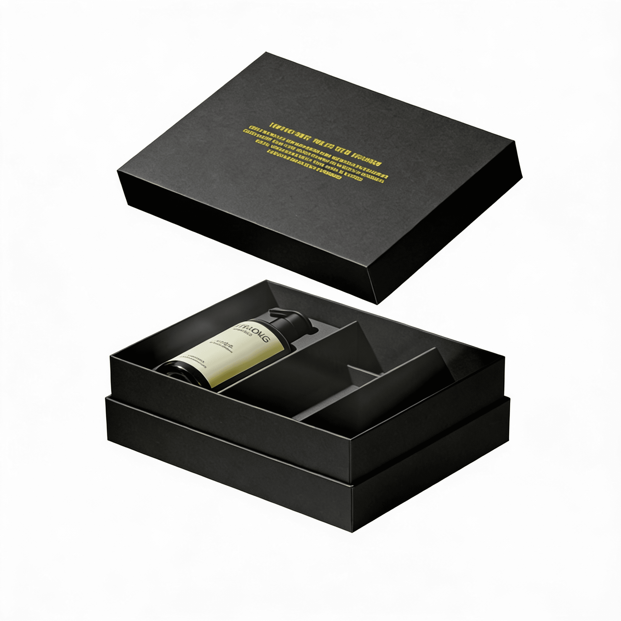 Custom Premium Shampoo Gift Box base and lid Box