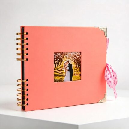Custom Wedding Photo Album With Spiral Binding